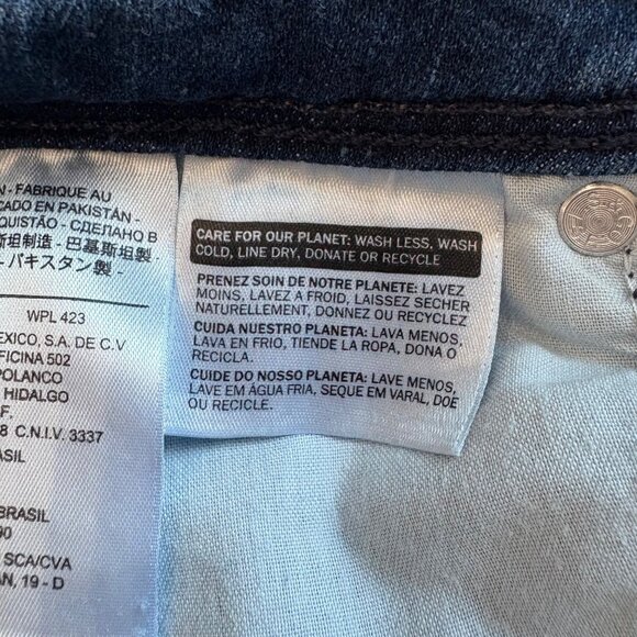 Levis Curvy 529 Womens Skinny Leg Jeans Size 10 Mid-Rise Stretch Blue Denim - Picture 5 of 12